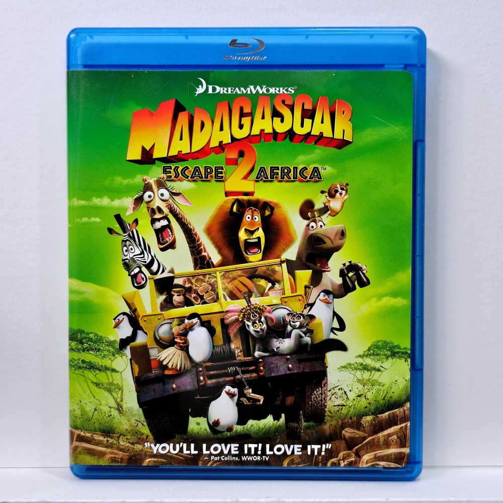 DreamWorks Madagascar Escape 2‎ Africa Blu-ray Kids Family Movie Animated Disc